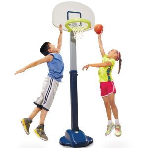 Multifunctional HomeEssentials Adjust 'n Jam Pro™ Basketball Set Rust Proof Coating